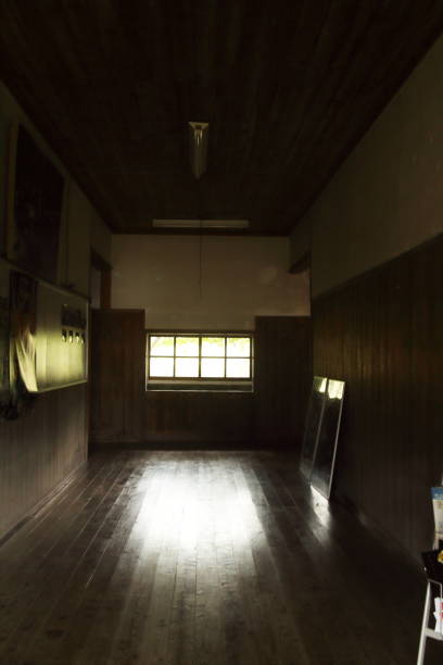 istock A quiet hallway at the site of Fukei Elementary School 1721314530