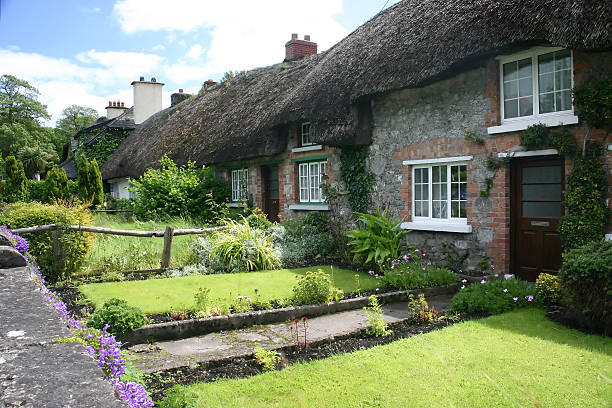 istock Thatched cottages in Adare, Ireland 172131734