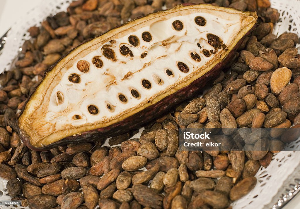 Cacao fruit and beans Cacao Fruit Stock Photo