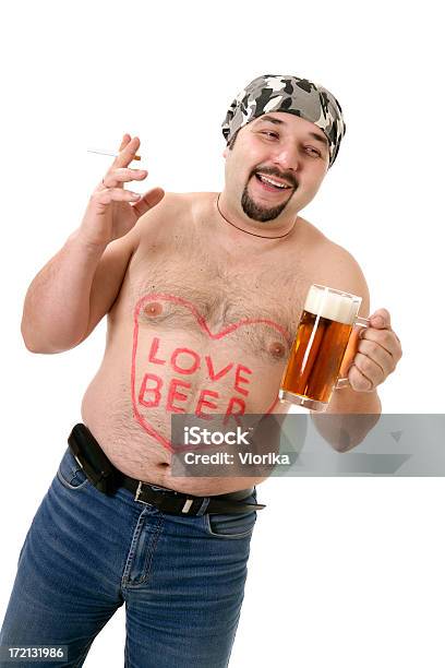 Adoro Cerveja - Fotografias de stock e mais imagens de Beber - Beber, Cerveja, Gordo