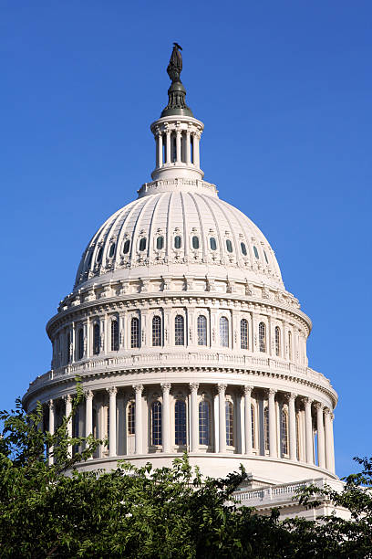 dome of the capitol building stock photo