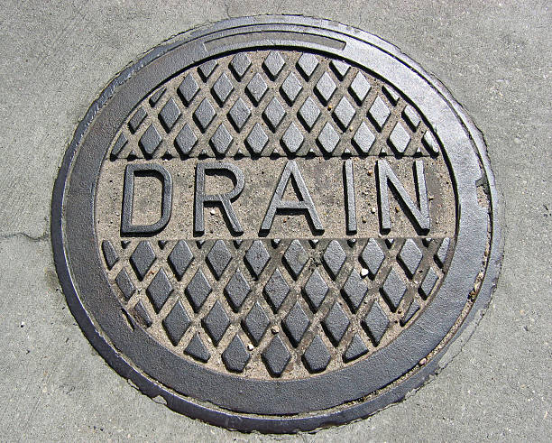 istock Cover of Drain, Large and Closeup 172133043