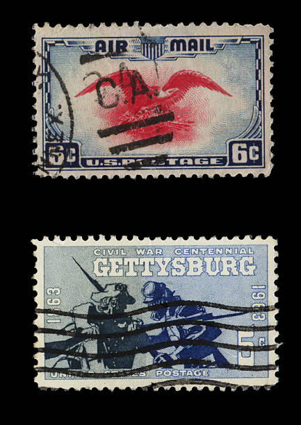 istock Postage Stamps - USA 02 172133345
