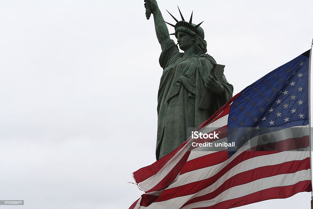 Statue of Liberty 2 See more doors in my portfolio American Flag Stock Photo