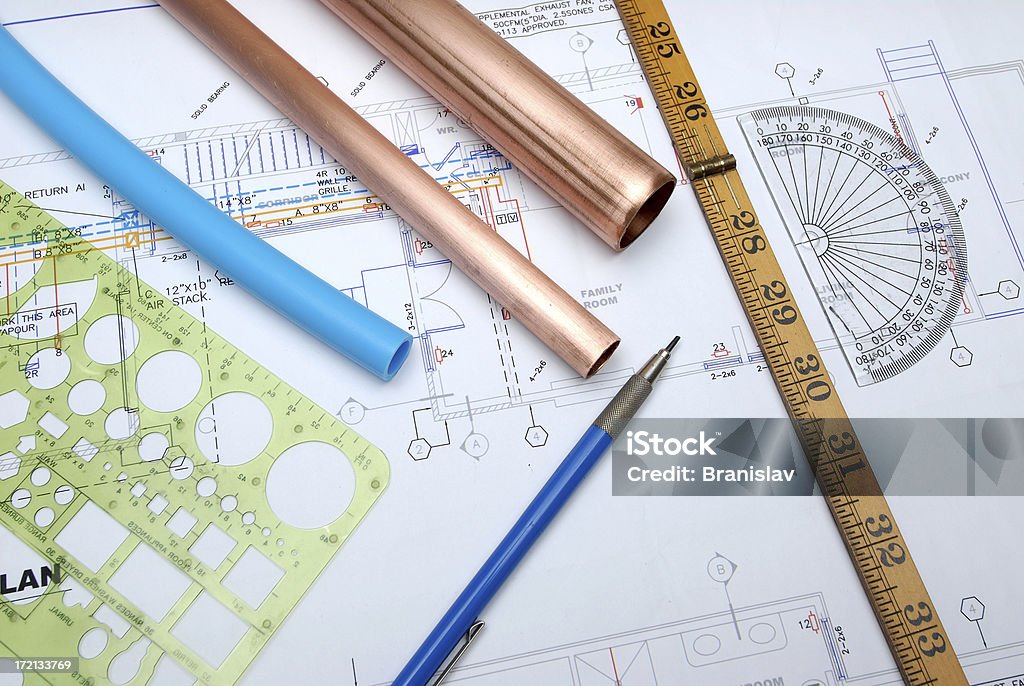 배관 디자인식 - 로열티 프리 관-튜브 스톡 사진