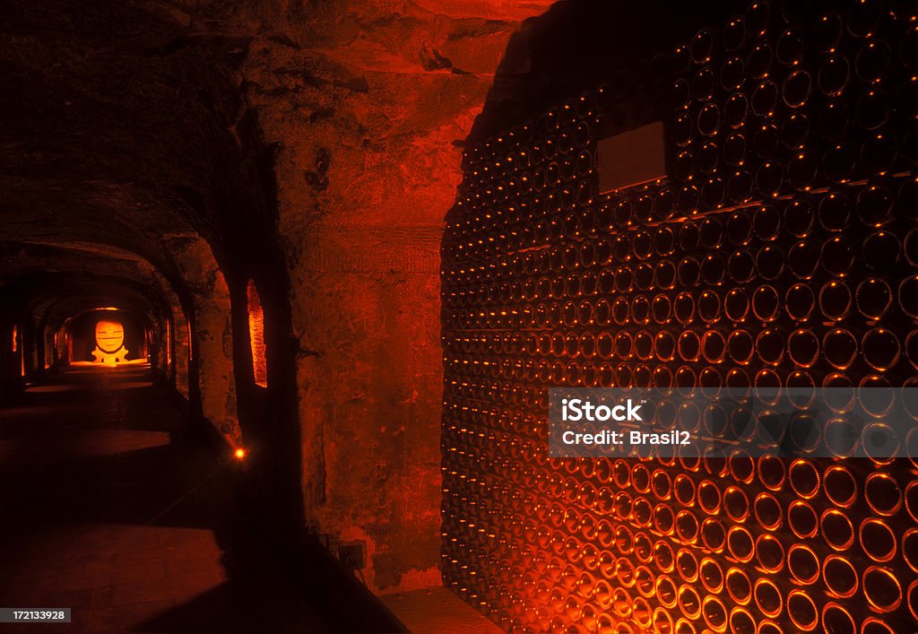 Cave à vin - Photo de Champagne libre de droits