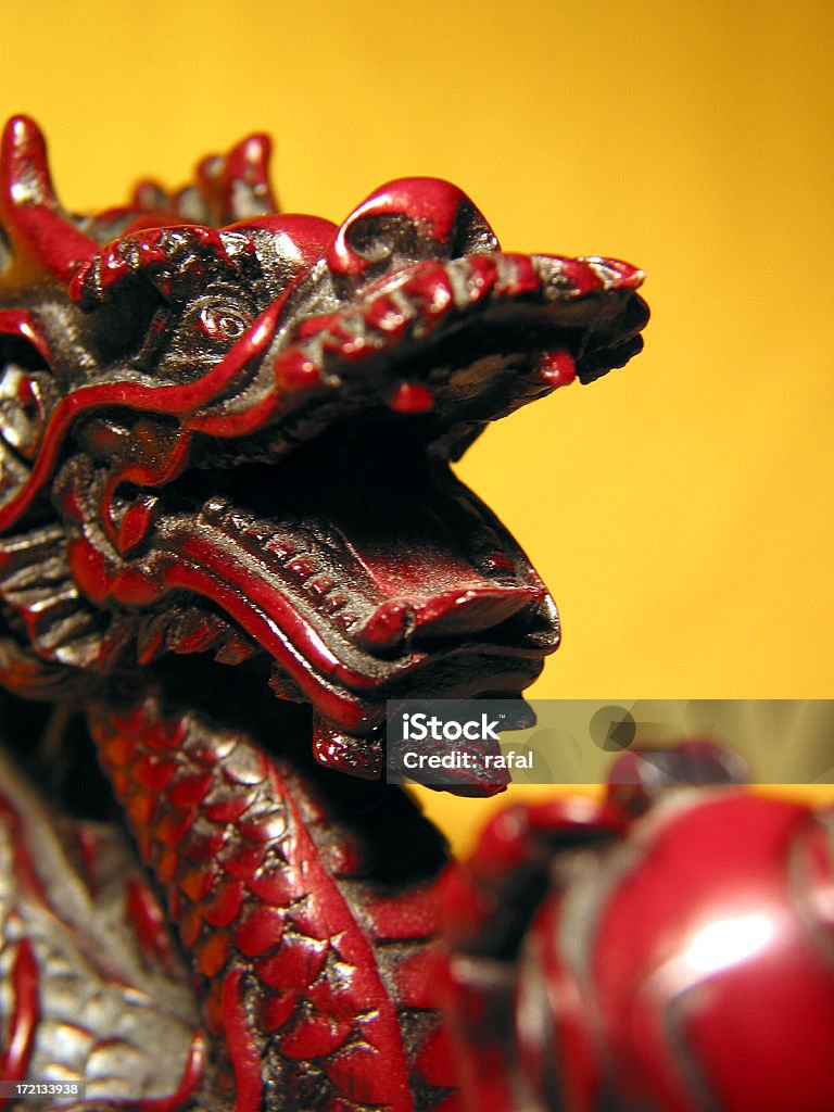 Asiático Estátua de dragão - Royalty-free Arte Foto de stock