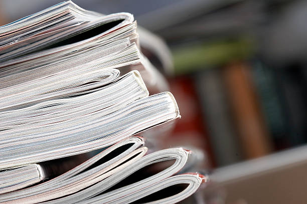 Stack of magazines
