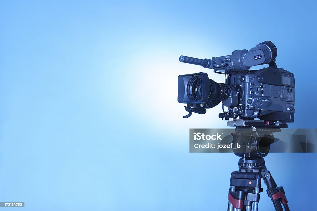 Professional TV CAM - 3 (cl. path)  Home Video Camera Stock Photo