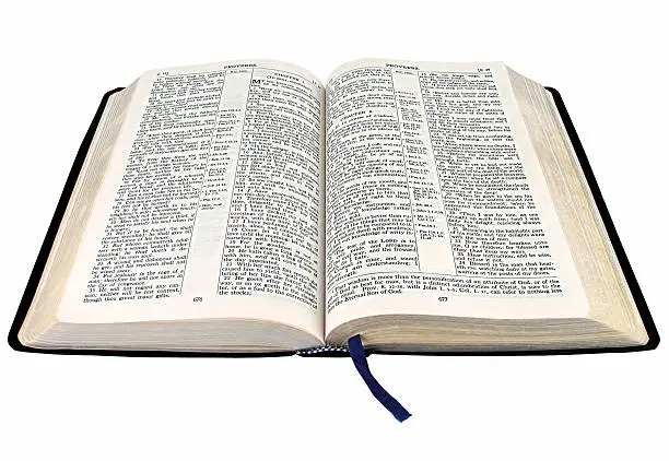 Photo of Open Bible (KJV)
