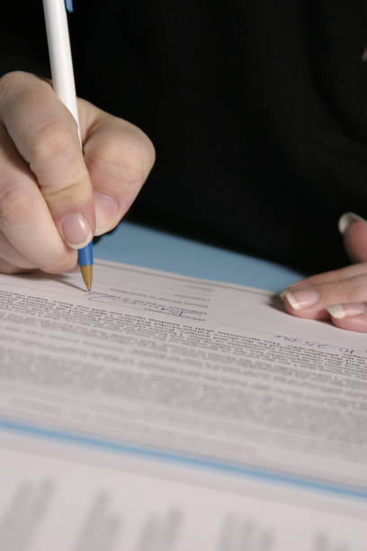 istock Signing your life away! 172134807