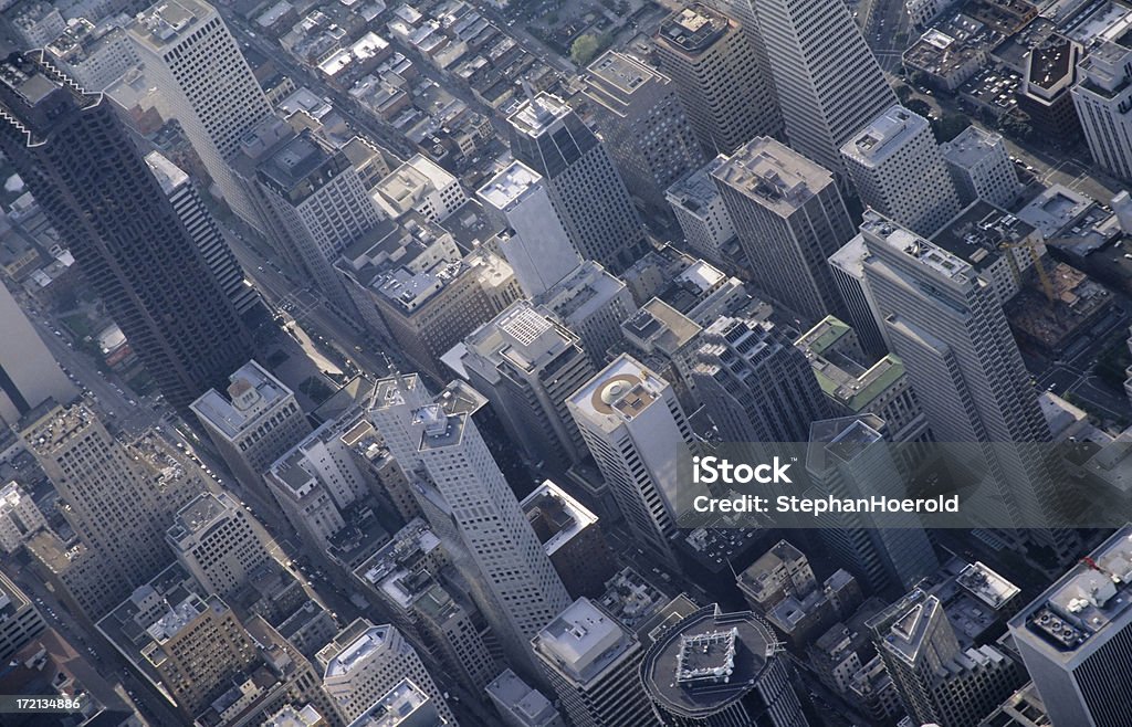 Vista aérea de la ciudad de San Francisco - Foto de stock de Arquitectura exterior libre de derechos