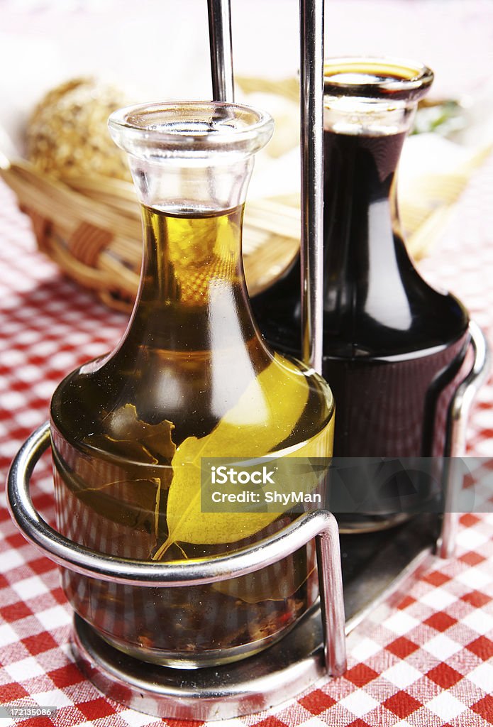 Olive Öl und Essig. - Lizenzfrei Balsamico Stock-Foto