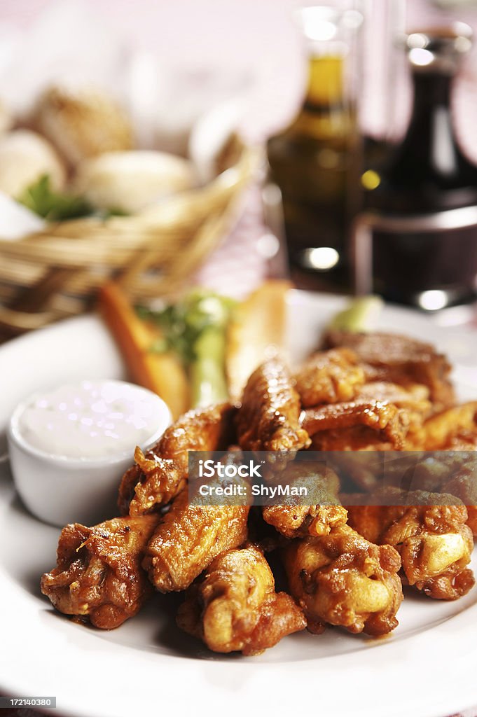 BBQ Hot Wings - Lizenzfrei Balsamico Stock-Foto