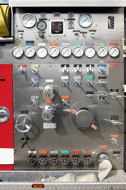 istock Gauges on a Fire truck 172140426