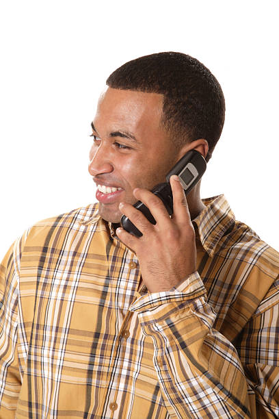 istock Young African American Man Talking on Cell Phone 172140494
