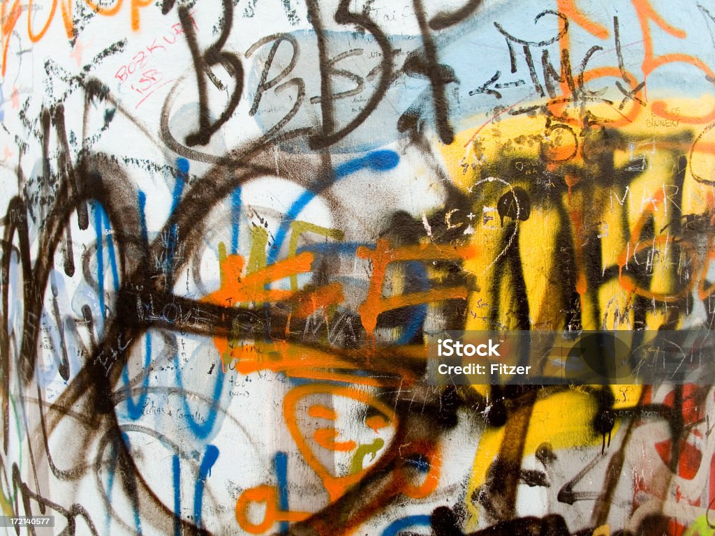 Gekritzel - Lizenzfrei Graffito Stock-Foto