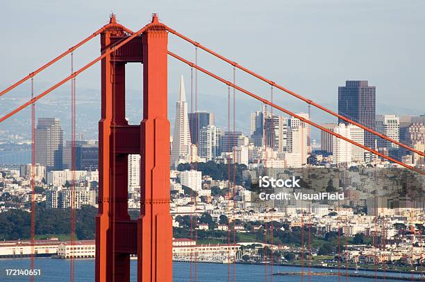 Golden Gate Bridge San Francisco - Fotografias de stock e mais imagens de Ao Ar Livre - Ao Ar Livre, Arquitetura, Baía