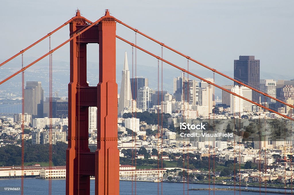 Golden Gate Bridge, Сан-Франциско - Стоковые фото Архитектура роялти-фри