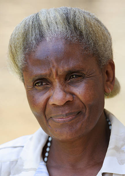 istock Old African Lady frowning 172140713