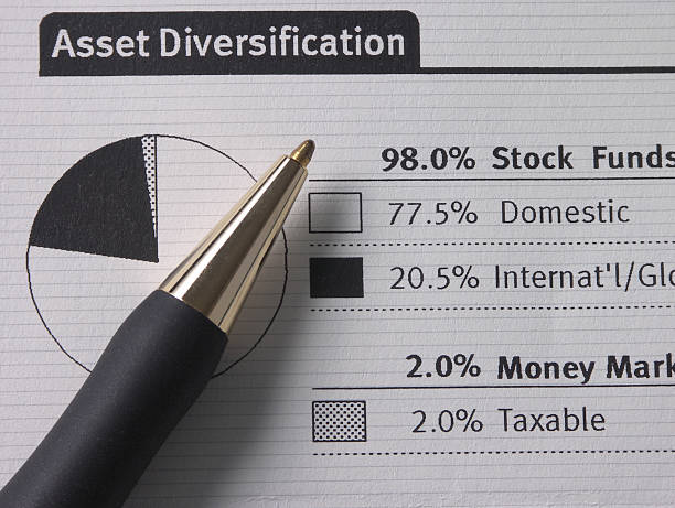 istock Investment statement depicting asset allocation 172140833