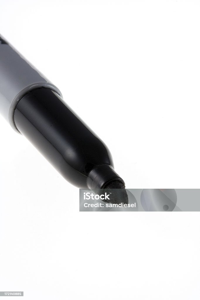 La punta di un pennarello ad inchiostro permanente con clipping path. - Foto stock royalty-free di Eternità
