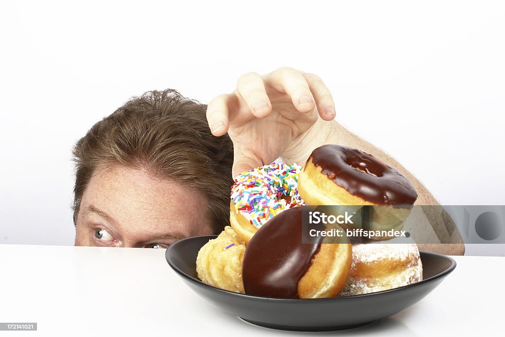 Dependência de Donuts - Royalty-free Adulto Foto de stock