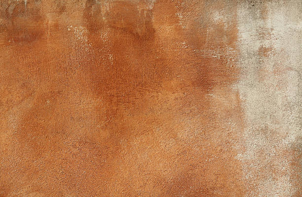 rot braun grunge-römischer wall texture - painterly effect painting classical style abstract stock-fotos und bilder