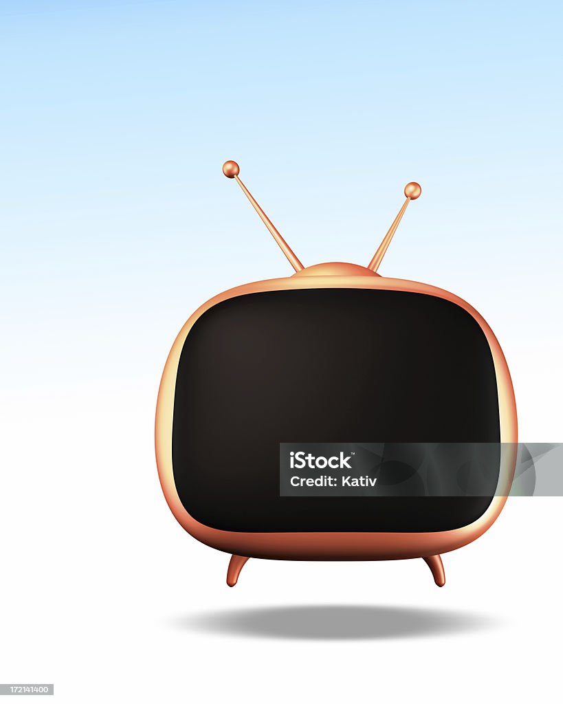 Televisor en el aire - Foto de stock de Televisión libre de derechos