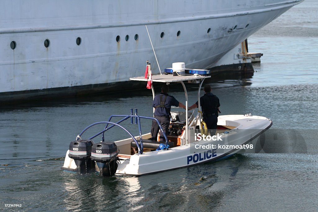 Patrulha Harbour - Royalty-free Força policial Foto de stock