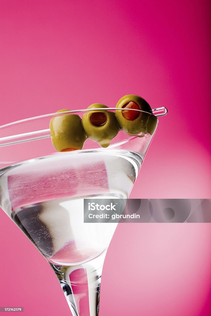 Martini in Rosa - Lizenzfrei Alkoholisches Getränk Stock-Foto