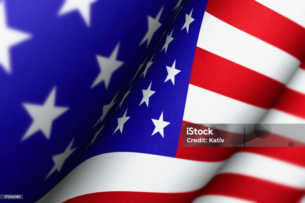 USA Flagge Hintergrund - Lizenzfrei 4. Juli Stock-Foto