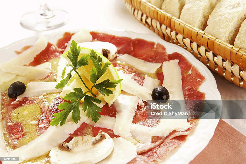 Carpaccio - Royalty-free Azeitona Foto de stock