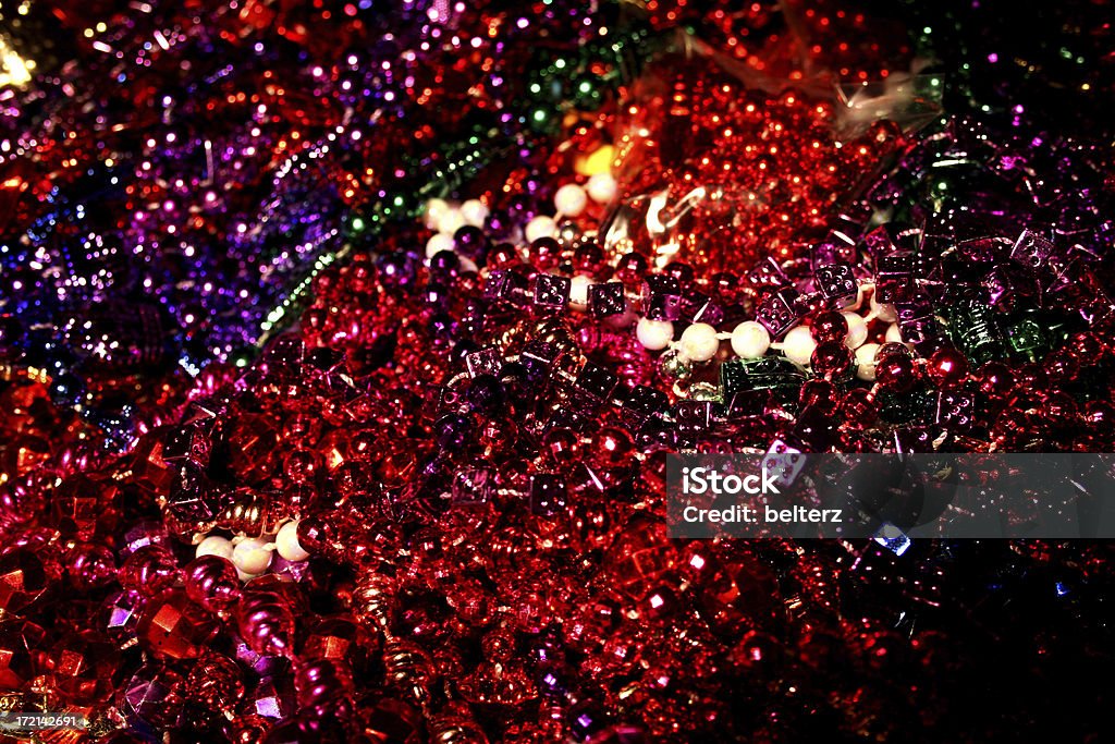 Sfondo di mardi gras perline - Foto stock royalty-free di Abbondanza