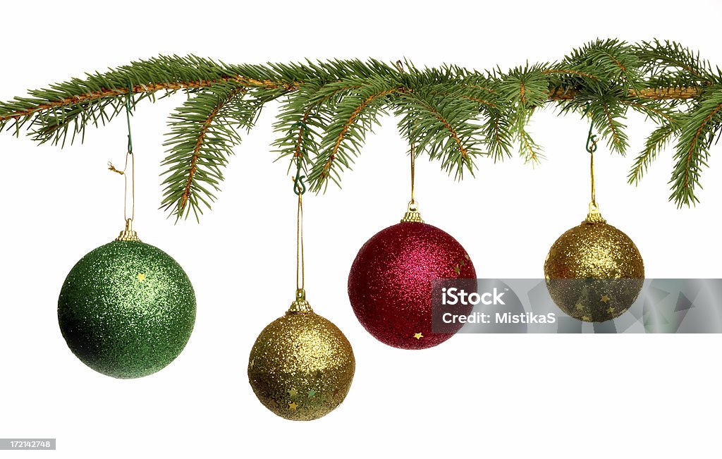 크리스마스 공 - 로열티 프리 나뭇가지 스톡 사진