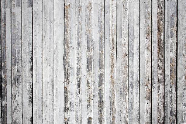 White weathered planks background stock photo