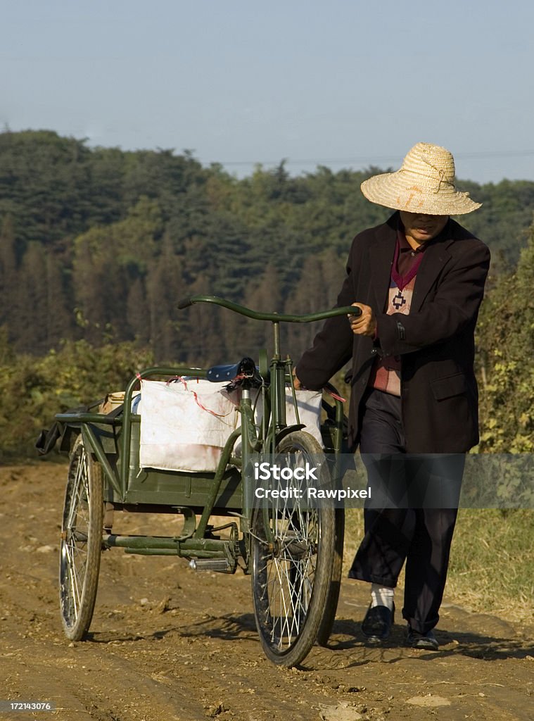 Rurales de China - Foto de stock de Bicicleta libre de derechos