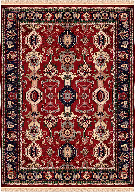 Persian Oriental Rug stock photo