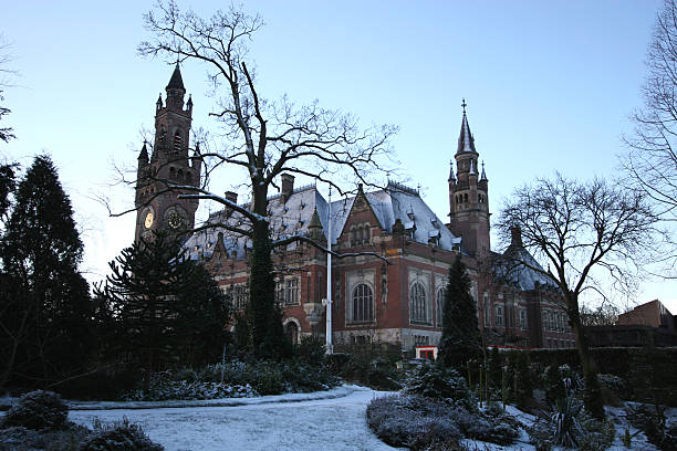 Peace Palace - The Hague stock photo