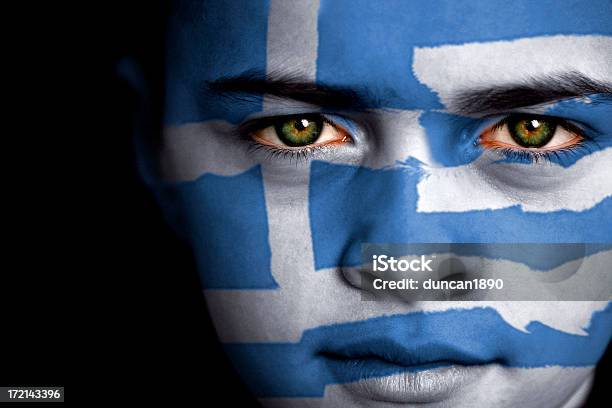 그리스 남자아이 그리스에 대한 스톡 사진 및 기타 이미지 - 그리스, 그리스 국기, 사람 얼굴