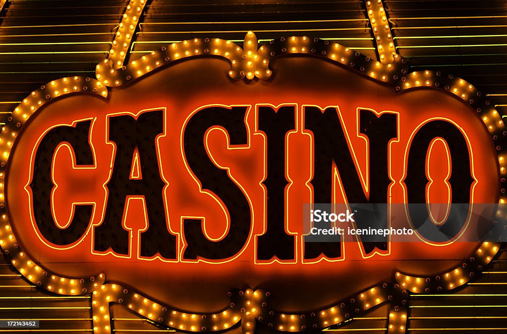 casino de neón - Foto de stock de Casino libre de derechos