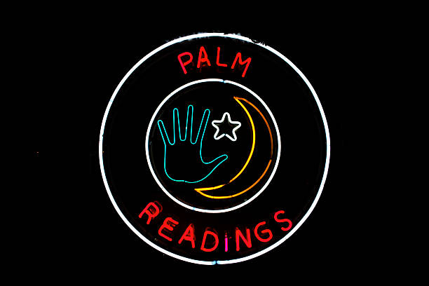 palm readings stock photo