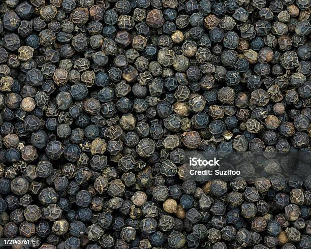 Black Peppercorns Stock Photo - Download Image Now - Backgrounds, Berry, Berry Fruit