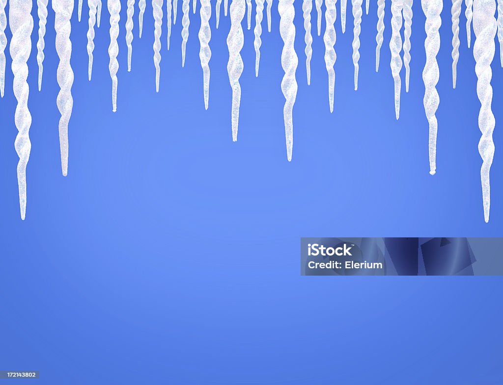 Inverno Icicles - Foto stock royalty-free di Acqua