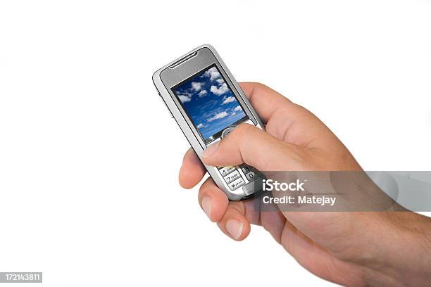 Рука С Камерой Cellphone — стоковые фотографии и другие картинки Беспроводная технология - Беспроводная технология, Большой палец руки, Глобальная система связи