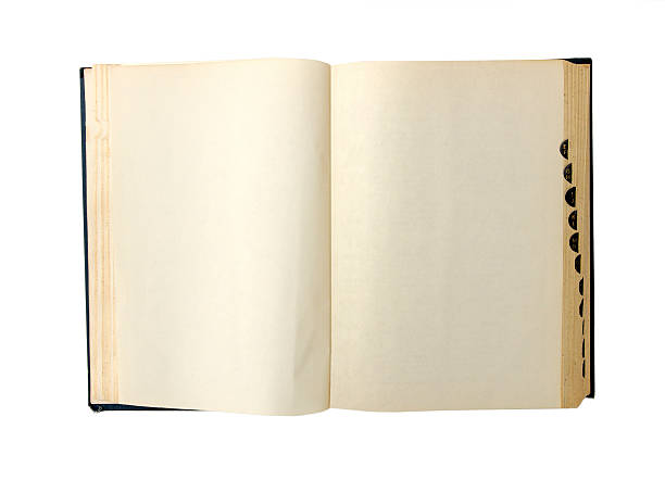 blank dictionary stock photo