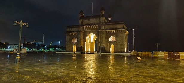 Gate way of India night view