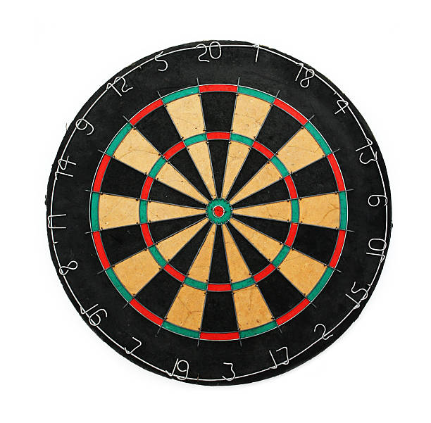 доска для игры в дартс - dartboard стоковые фото и изображения