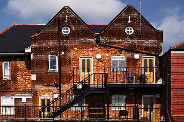 istock English townhouse with blue chair 172144251