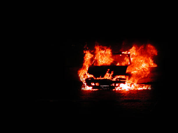 burning Auto – Foto